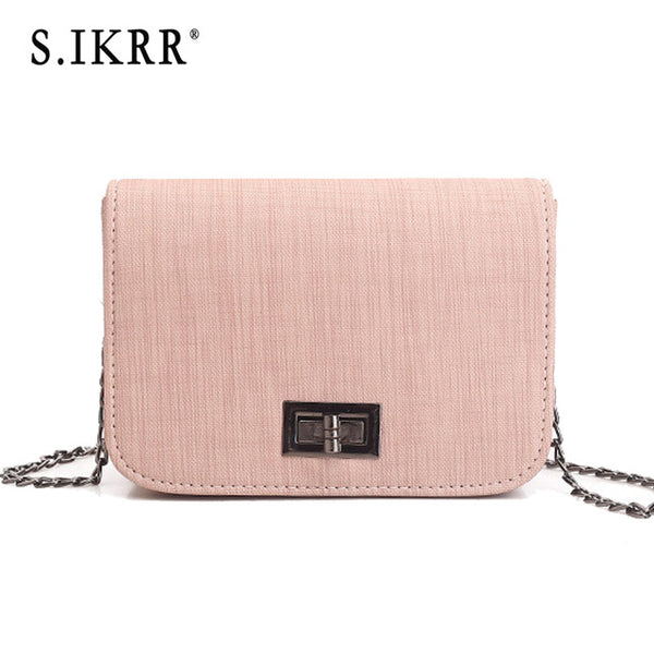 S.IKRR Worean Shoulder Bag luxury handbags women bags designer Version Wild Girls Small Square Messenger Bag bolsa feminina