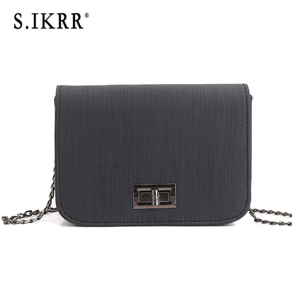 S.IKRR Worean Shoulder Bag luxury handbags women bags designer Version Wild Girls Small Square Messenger Bag bolsa feminina