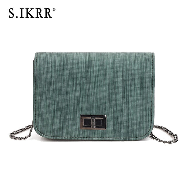 S.IKRR Worean Shoulder Bag luxury handbags women bags designer Version Wild Girls Small Square Messenger Bag bolsa feminina