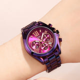 Luxury Rose Gold Women Casual Watch Waterproof Calendar Unique Quartz Business Dress Watches for Female Golden Lady Clock