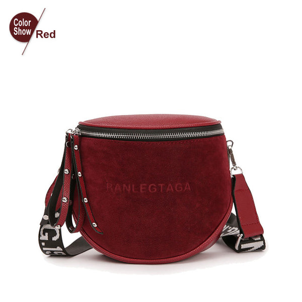 Crossbody Bag For Women 2020 Messemger Bags Pu Leather Shoulder Bag Fashion Famous Brand Lady Semicircle Saddle