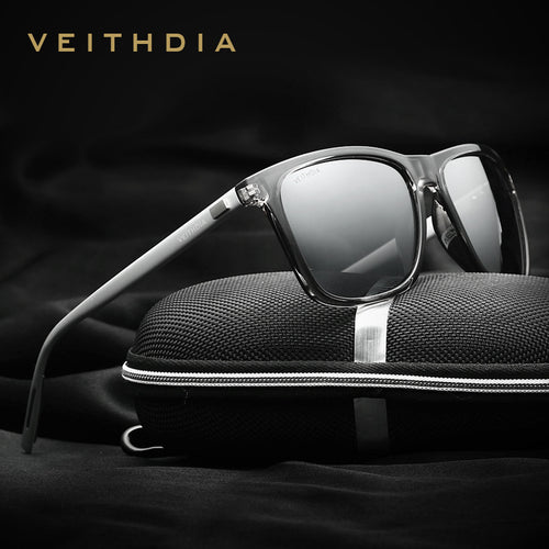 VEITHDIA Brand Unisex Retro Aluminum+TR90 Sunglasses Polarized Lens Vintage Eyewear Accessories Sun Glasses For Men/Women 6108