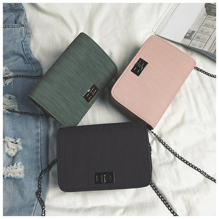 Brand Originality Design Handheld Frosted  bag women 2019 new version of Joker shoulder slung fashion broadband small square bag