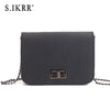 S.IKRR Worean Shoulder Bag luxury handbags women bags designer Version  Wild Girls Small Square Messenger Bag bolsa feminina