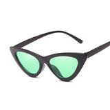 Sexy Cat Eye Sunglasses Women Brand Designer Mirror Black Triangle Sun Glasses Female Lens Shades for Ladies Eyewear UV400