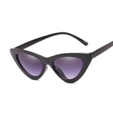 Sexy Cat Eye Sunglasses Women Brand Designer Mirror Black Triangle Sun Glasses Female Lens Shades for Ladies Eyewear UV400