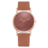 Fashion Women Leather Band Dress Quartz Wrist Watches Luxury Top Brand White Casual Ladies Wristwatch Relogio Feminino