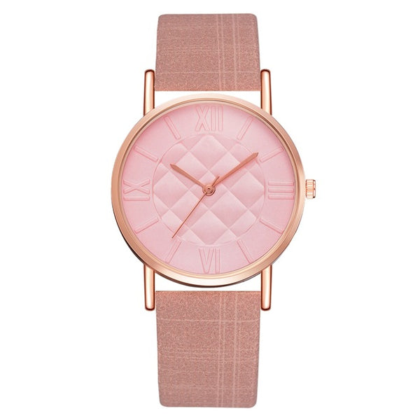 Fashion Women Leather Band Dress Quartz Wrist Watches Luxury Top Brand White Casual Ladies Wristwatch Relogio Feminino