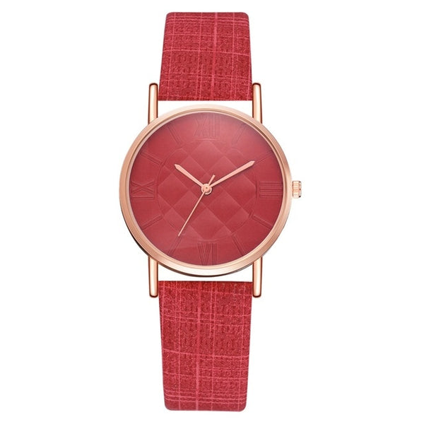 Fashion Women Leather Band Dress Quartz Wrist Watches Luxury Top Brand White Casual Ladies Wristwatch Relogio Feminino