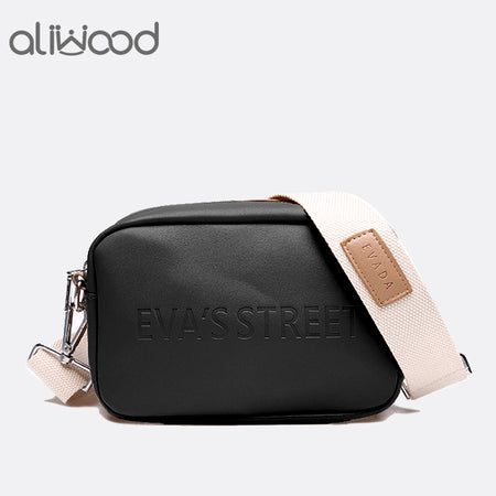 2019 new mini handbags women fashion ins ultra fire retro wide shoulder strap messenger bag purse simple style Crossbody Bags