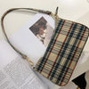 2020 hot sale vintage retro bags designer ladies hand bags French plaid red bag woman elegant small bolsa feminina shoulder bags