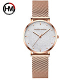 Women Watches Top Brand Luxury Japan Quartz Movement Stainless Steel Sliver White Dial Waterproof Wristwatches relogio feminino