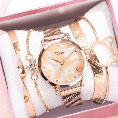 2019 New brand Starry Sky Women Watch Fashion Elegant Magnet Buckle Vibrato Purple Gold Ladies Wristwatch Luxury Women Watches