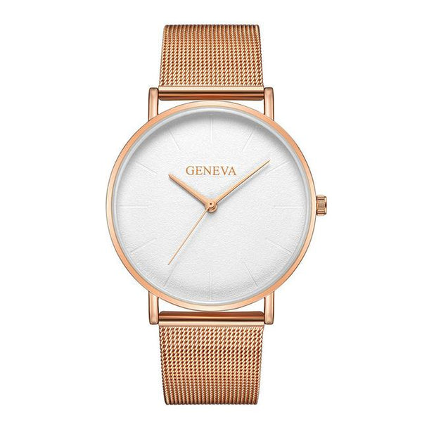 Women's Watch Rose gold Women's Watch 2020 women mesh belt ultra-thin fashion relojes para mujer luxury wristwatches reloj mujer