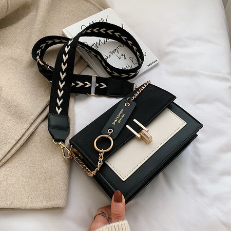 Brand Originality Design Handheld Frosted  bag women 2019 new version of Joker shoulder slung fashion broadband small square bag