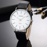 Simple Style White Leather Watches Women Fashion Watch Minimalist Ladies Casual Wrist Watch Female Quartz Clock Reloj Mujer 2019