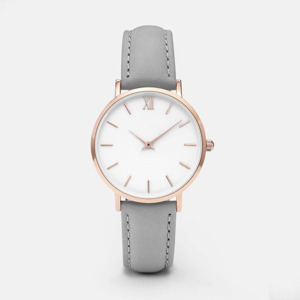 Zegarek Damski Fashion Simple Women Watches Woman Ladies Casual Leather Quartz Watch Female Clock Relogio Feminino Montre Femme