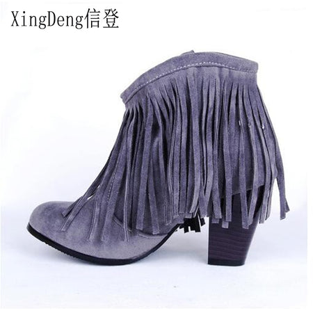 GBHHYNLH Women Autumn Motorcycle Ankle Boots Sexy High Heels Platform Boots Round Head PU Leather Booties Party shoes LJA480