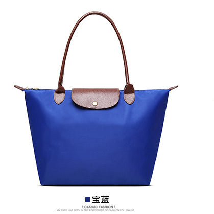 2019 Famous Brands Women Bags Shoulder Bag Handbag Waterproof Nylon Leather Beach bag Designer Folding Tote Bolsa Sac Feminina