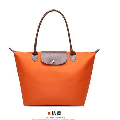 2019 Famous Brands Women Bags Shoulder Bag Handbag Waterproof Nylon Leather Beach bag Designer Folding Tote Bolsa Sac Feminina