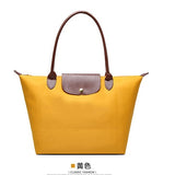 2019 Famous Brands Women Bags Shoulder Bag Handbag Waterproof Nylon Leather Beach bag Designer Folding Tote Bolsa Sac Feminina